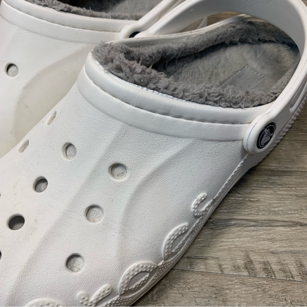 CROCS Classic Clogs Faux Fur Lined Slingback Unisex - Picture 4 of 11